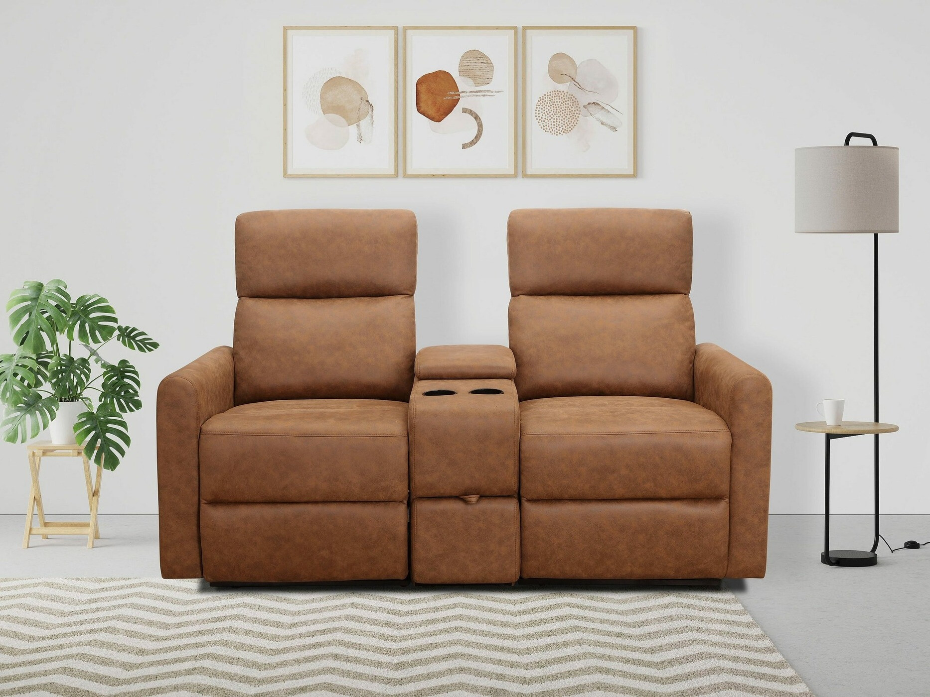 Diivan recliner Denton 1397 (Pruun)
