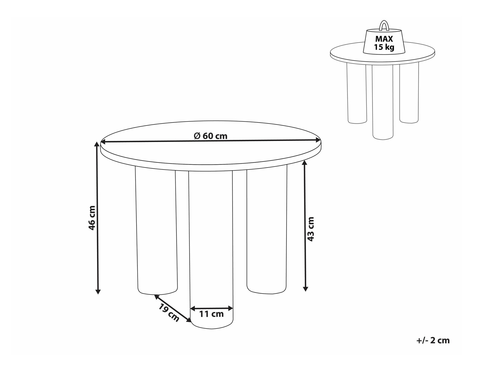 Diivanilaud Berwyn 2413 (Valge)