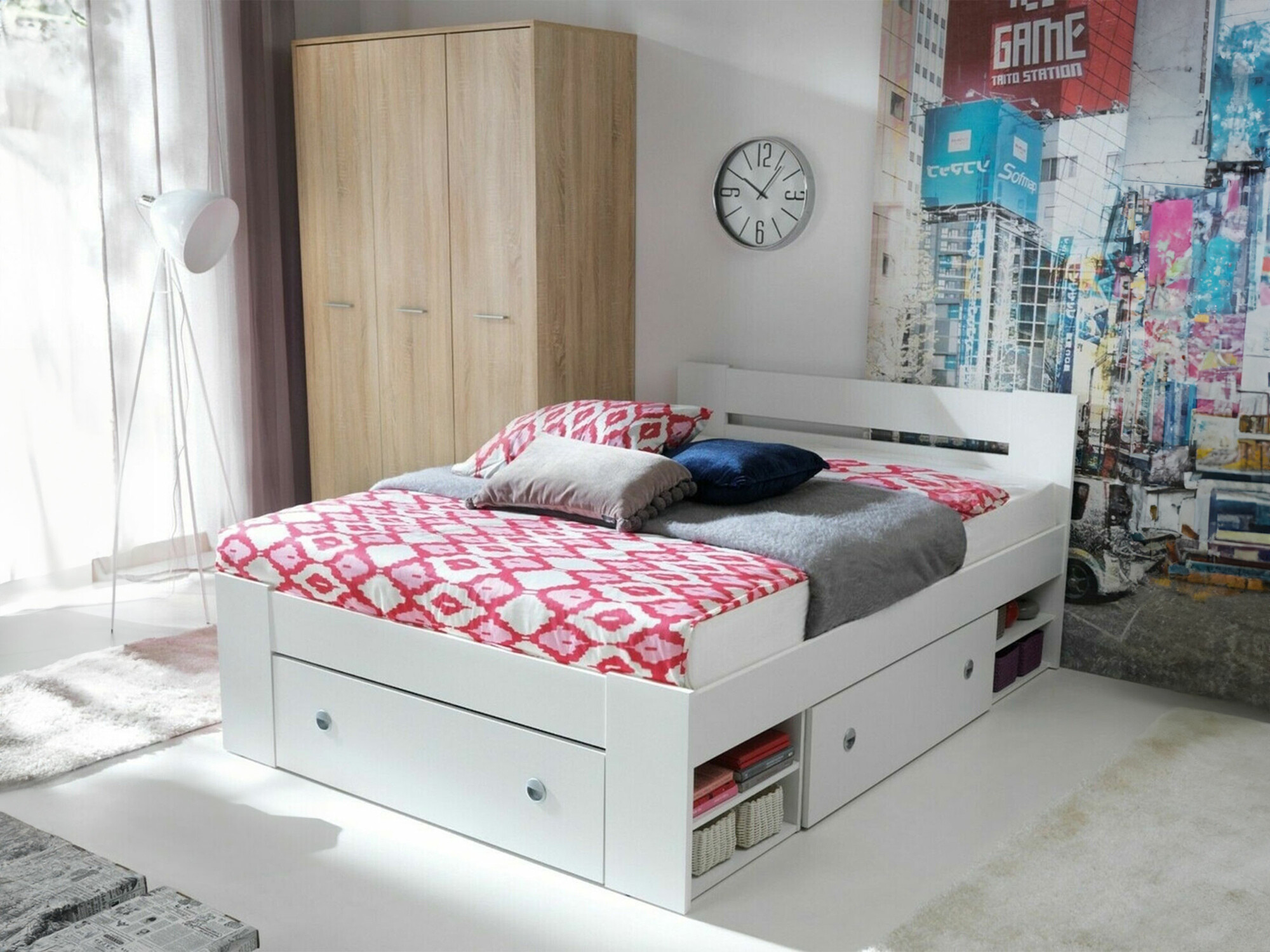 Magamistoakomplekt Novsore 158 (Valge)