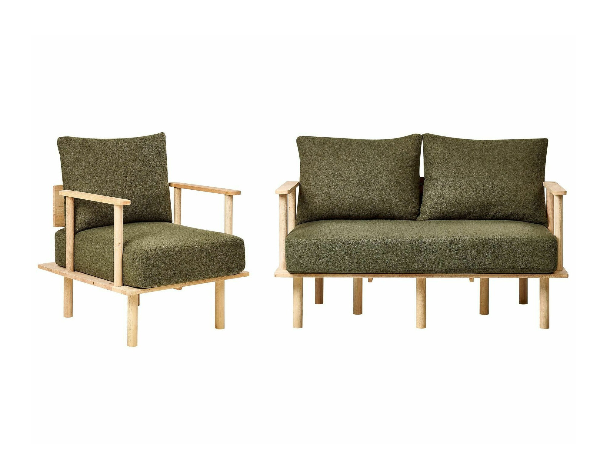 Pehme mööbli komplekt Berwyn 2418 (Roheline)