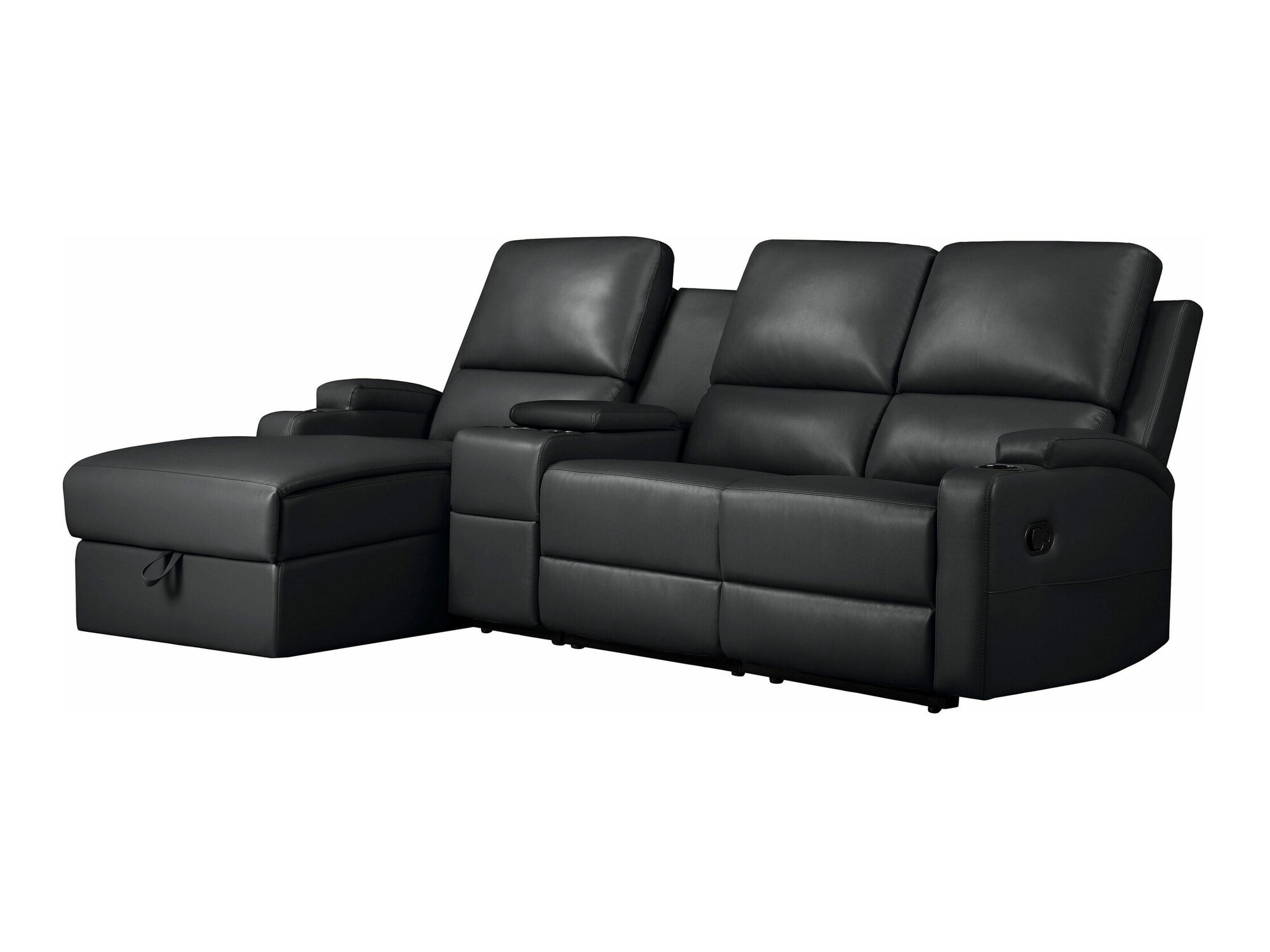 Pehme nurga recliner Denton 1368 (Must)