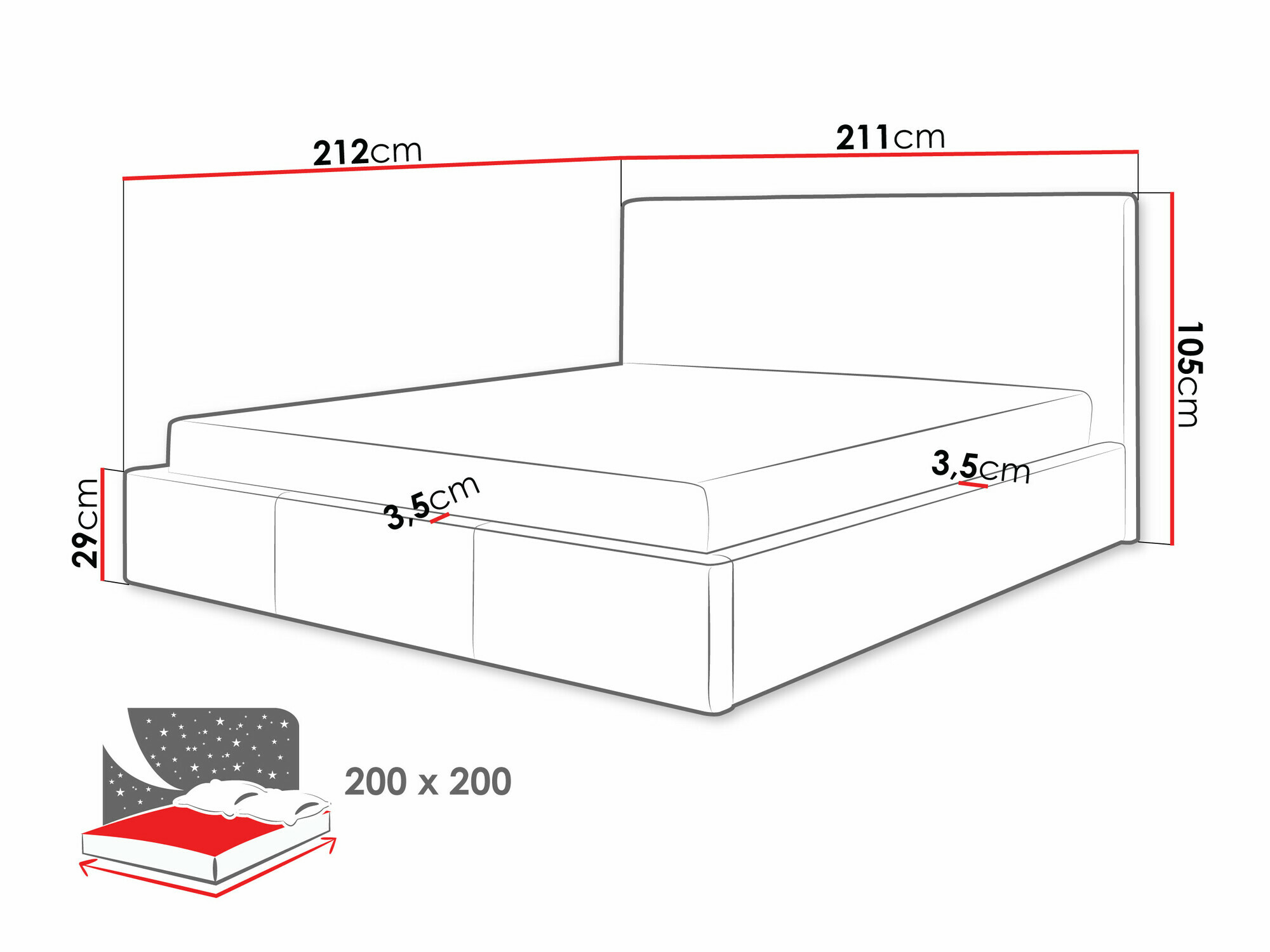Voodi ComfiDream 125 (Inari 96)