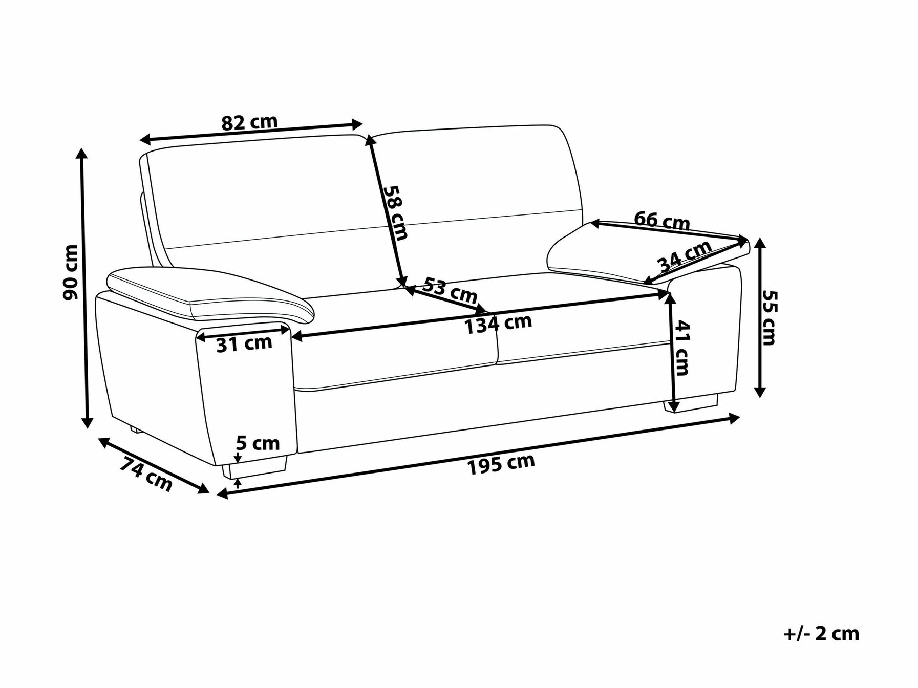 Diivan Berwyn 1327 (Beež)