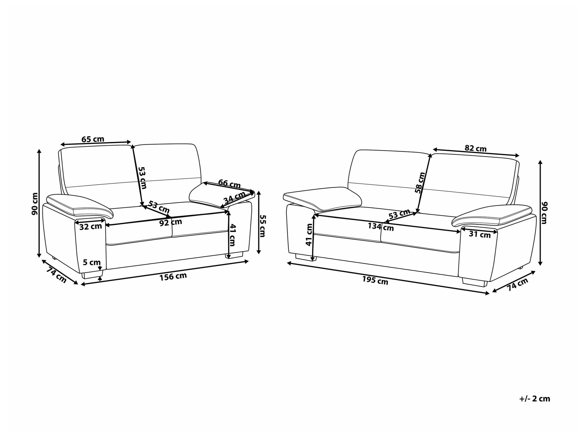 Pehme mööbli komplekt Berwyn 1328 (Beež)