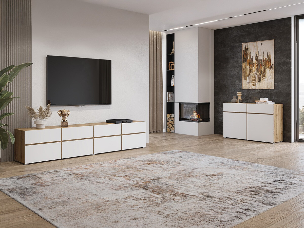 Elutoa komplekt Alfere 107 (Wotani tamm + Valge)