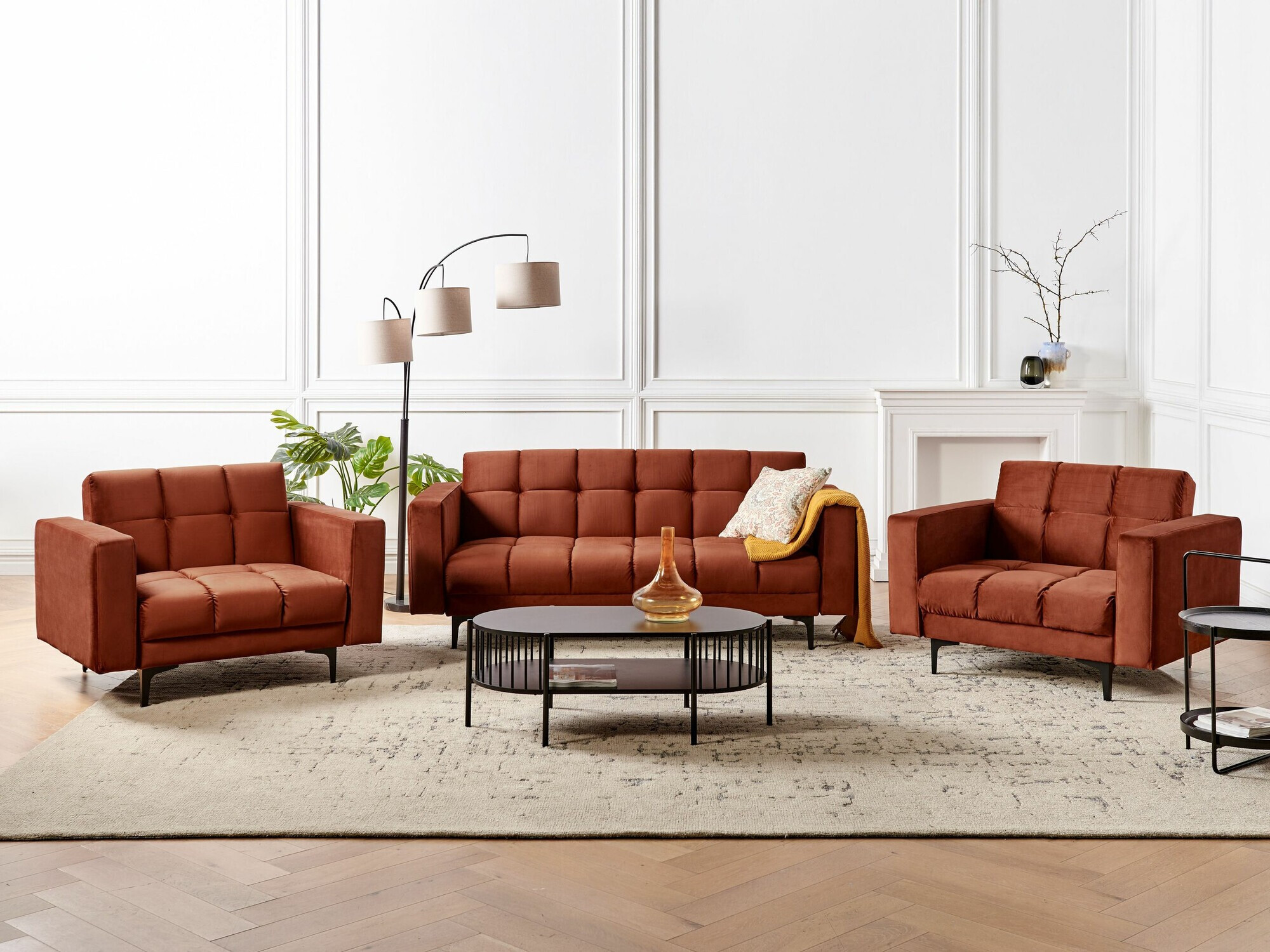 Pehme mööbli komplekt Mormiru 107 (Punane)