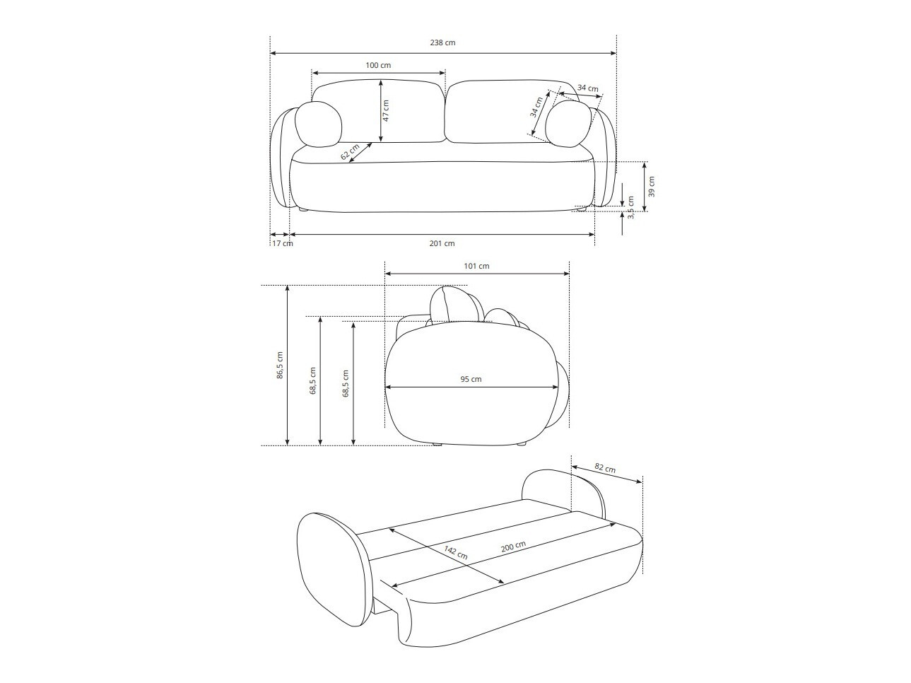 Diivanvoodi Kingston 139 (Abriamio 2)
