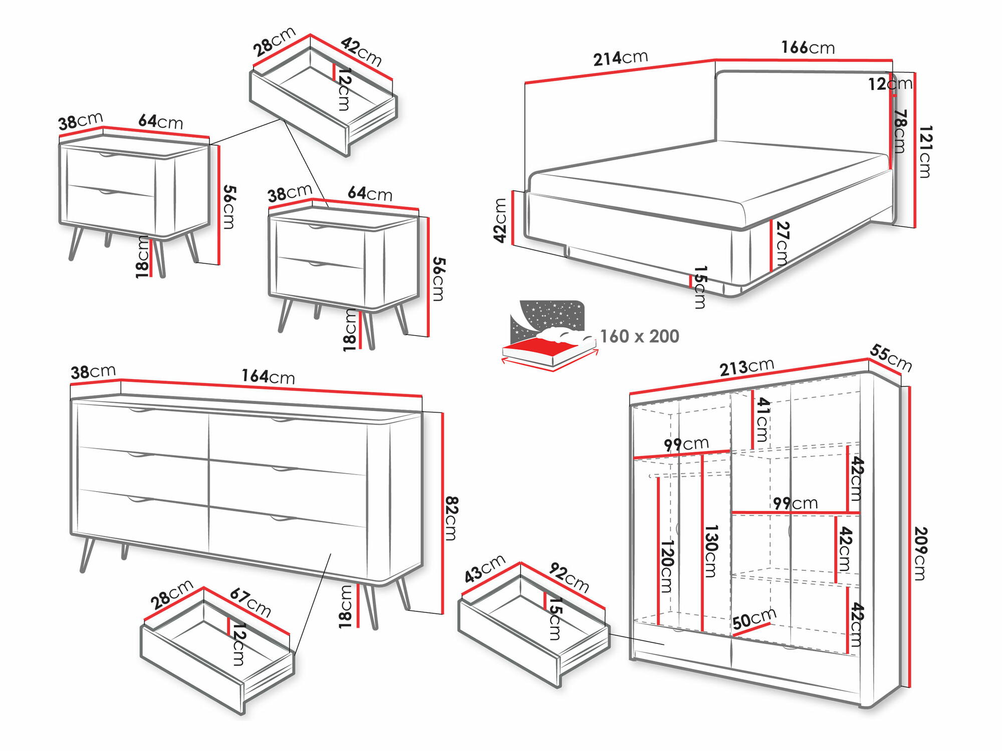 Magamistoakomplekt Lectum
