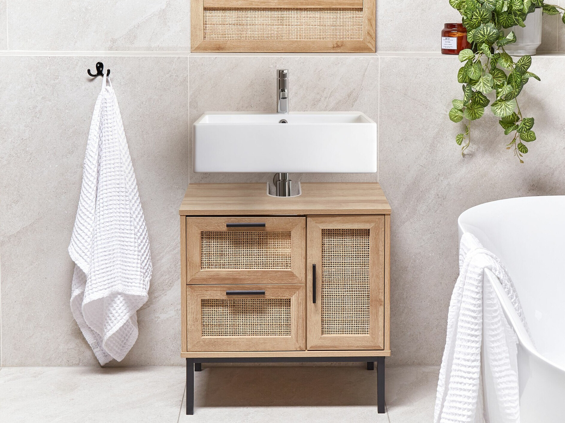 Vannitoa põrandakapp kraanikausile Meldoru 101