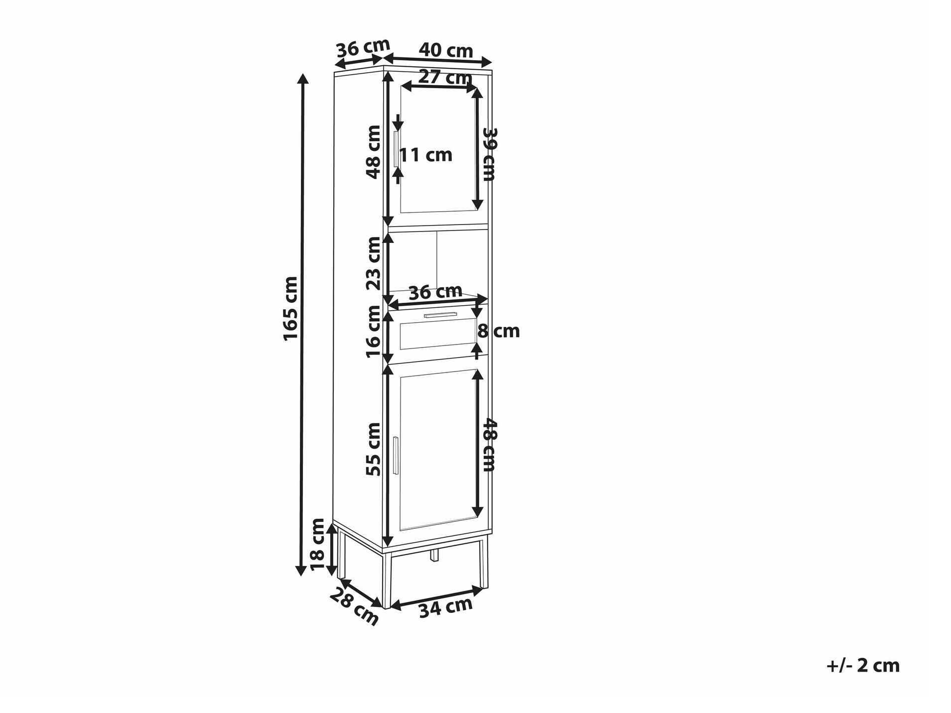 Vannitoa põrandakapp Meldoru 104
