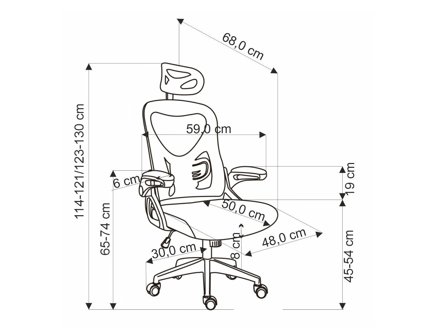 Kontoritool Houston 1880