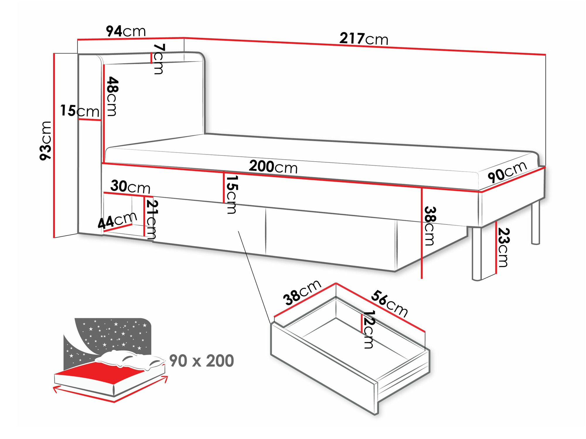 Voodi Domcali 113 (Hall)
