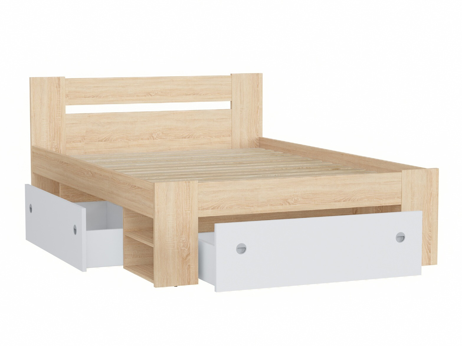 Voodi Novsore 128 (Sonoma tamm)