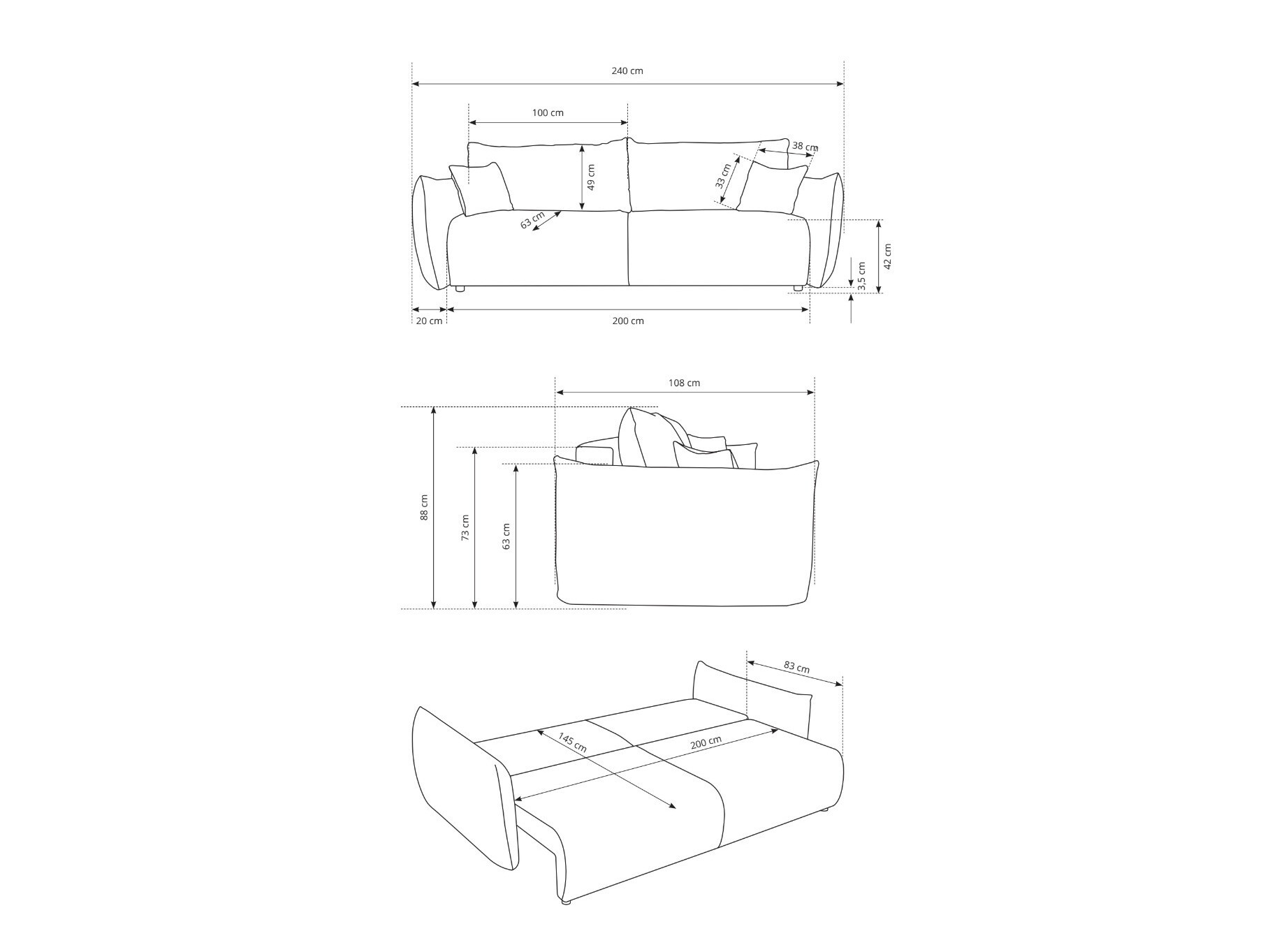 Diivanvoodi Kingston 150 (Melody 2)