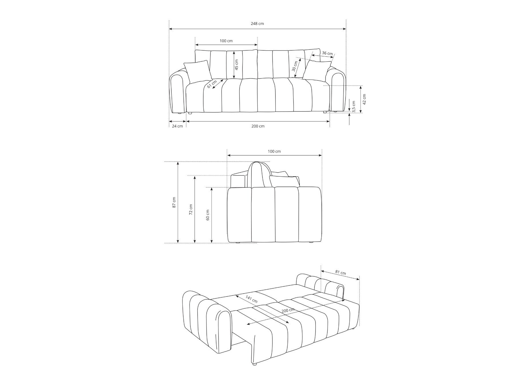 Diivanvoodi Kingston 159