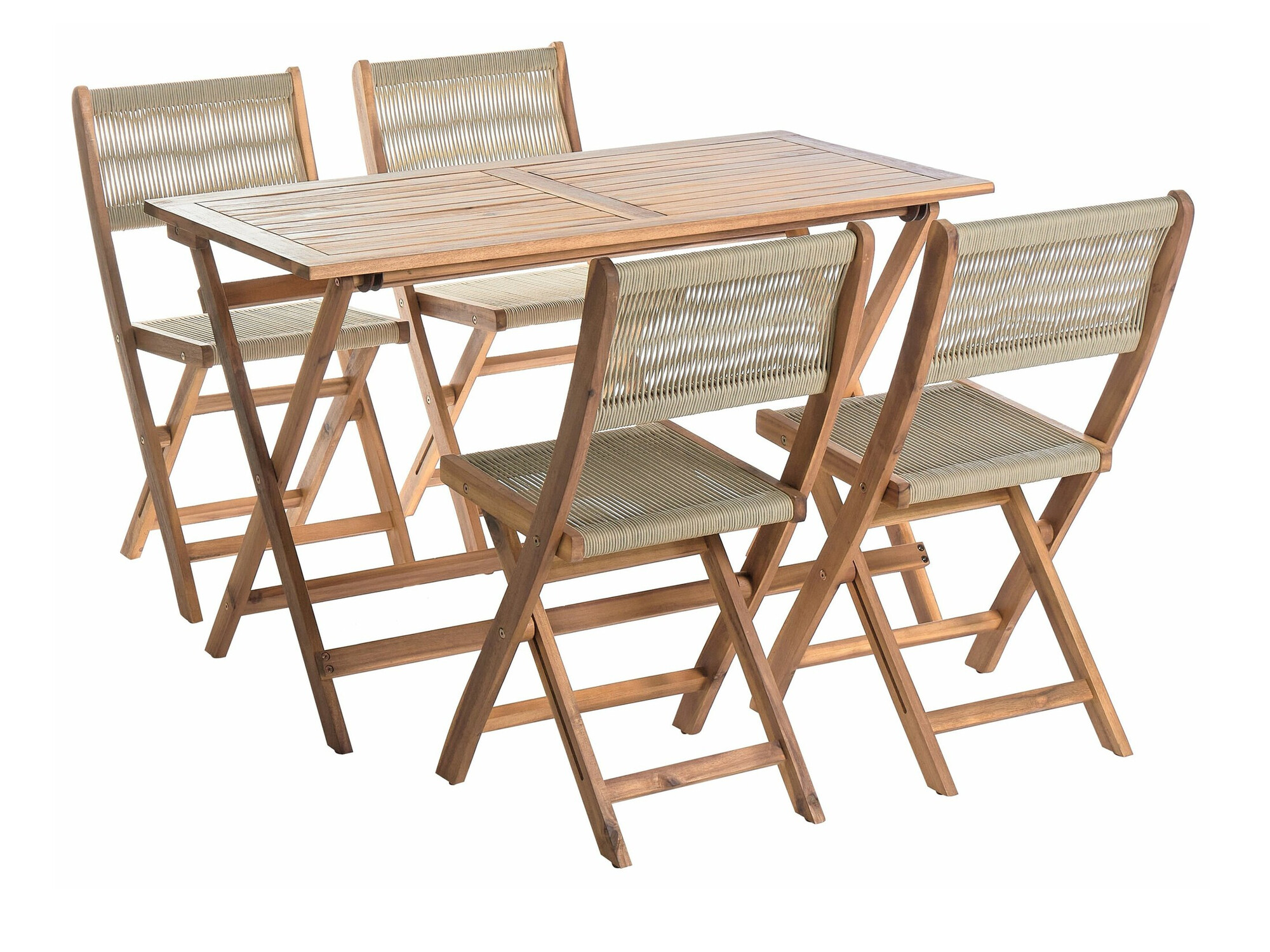 Laua ja toolide komplekt Bensevu 100 (Akaatsia + Beež)