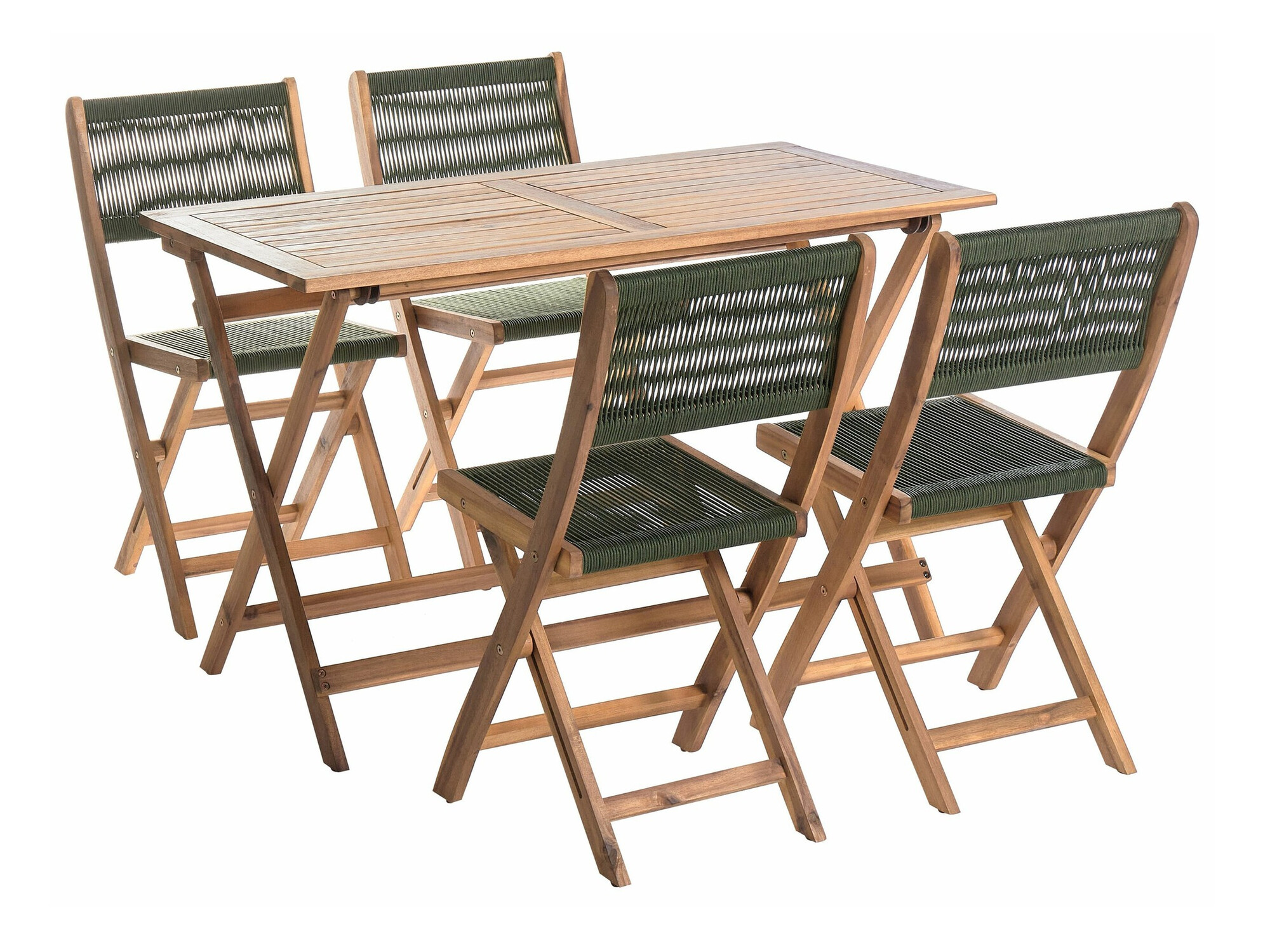 Laua ja toolide komplekt Bensevu 100 (Akaatsia + Roheline)