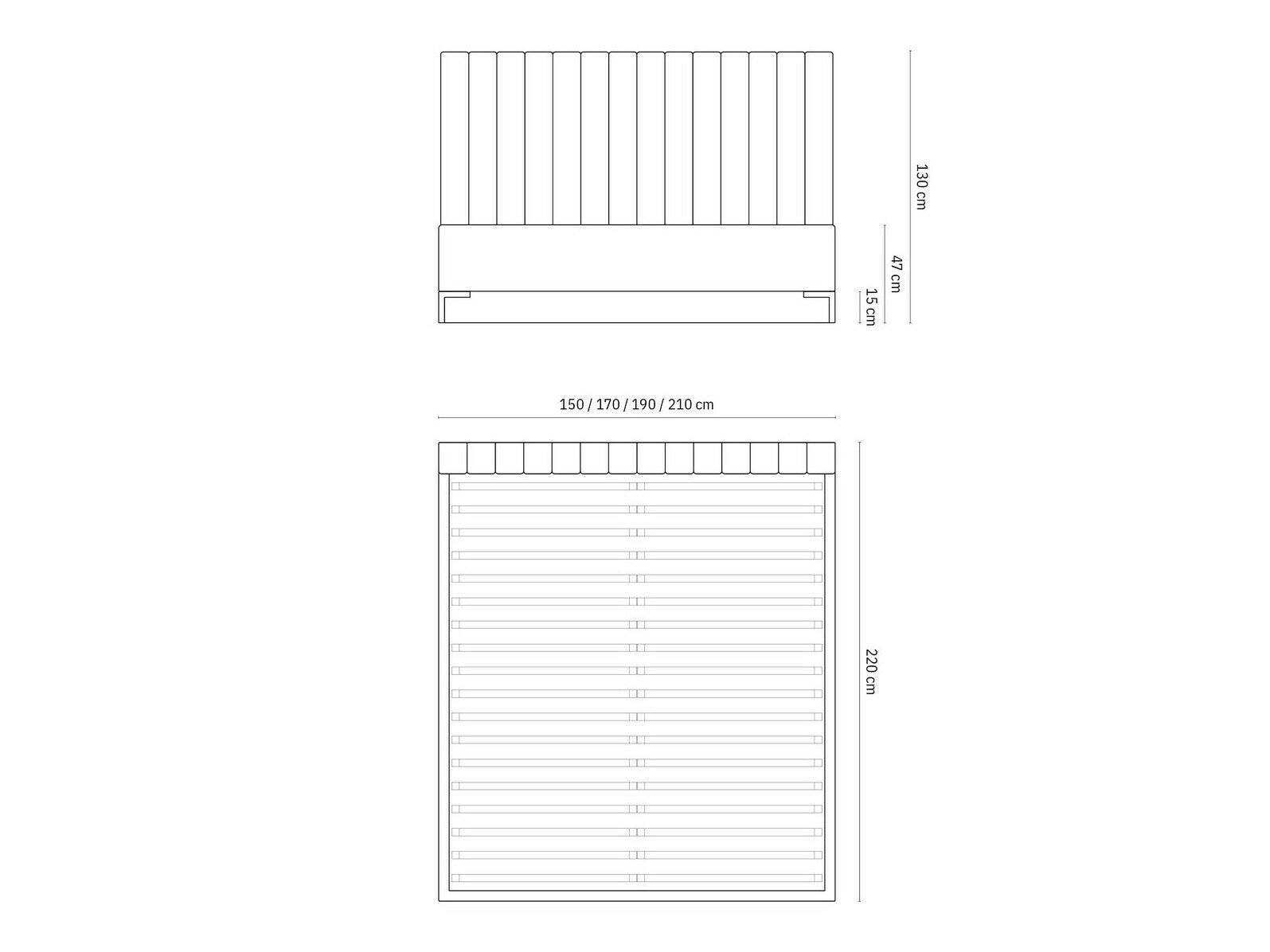 Voodi Beckley 146 (Bluvel 06)