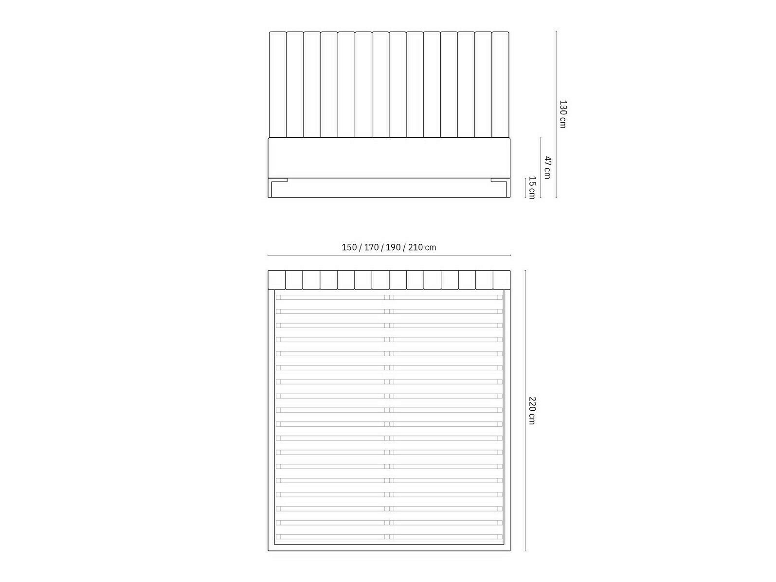 Voodi Beckley 146 (Solid 61)