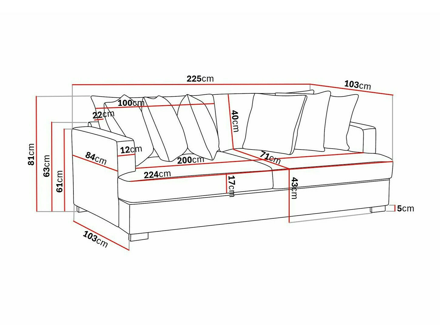 Diivan Tivsoe 100 (Trenza 08)