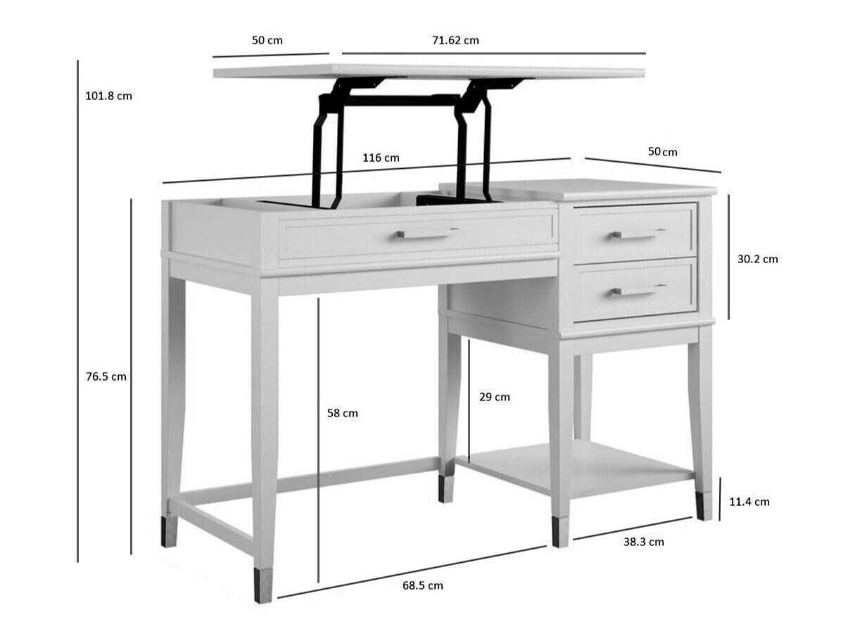 Kirjutuslaud CosmoLiving by Cosmopolitan Belromu 102 (Heleroheline)