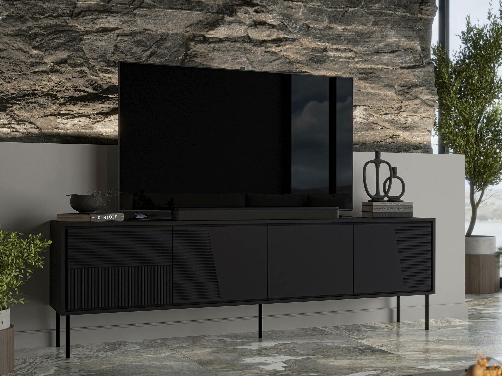 TV-alus Charlotte 209 (Must)