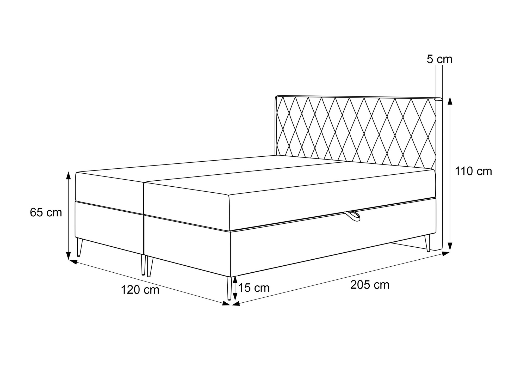 Kontinentaalvoodi Martinez 110 (Magic Velvet 2219)