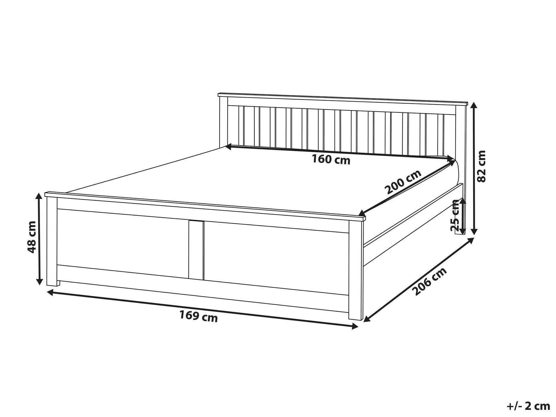 Voodi Berwyn 2470 (Ere puit)