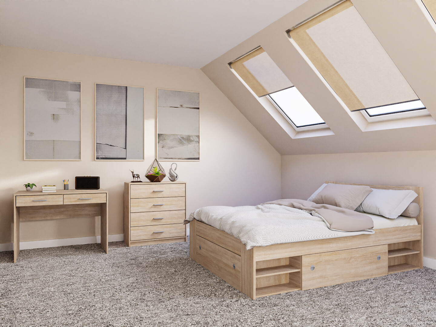 Magamistoakomplekt Novsore 155 (Sonoma tamm)