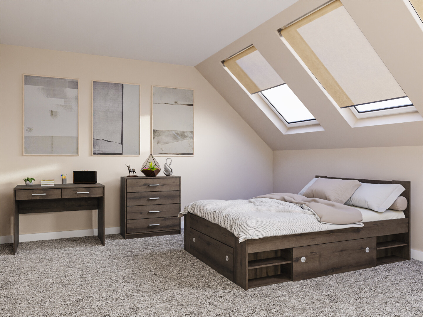 Magamistoakomplekt Novsore 155 (Tume tamm)