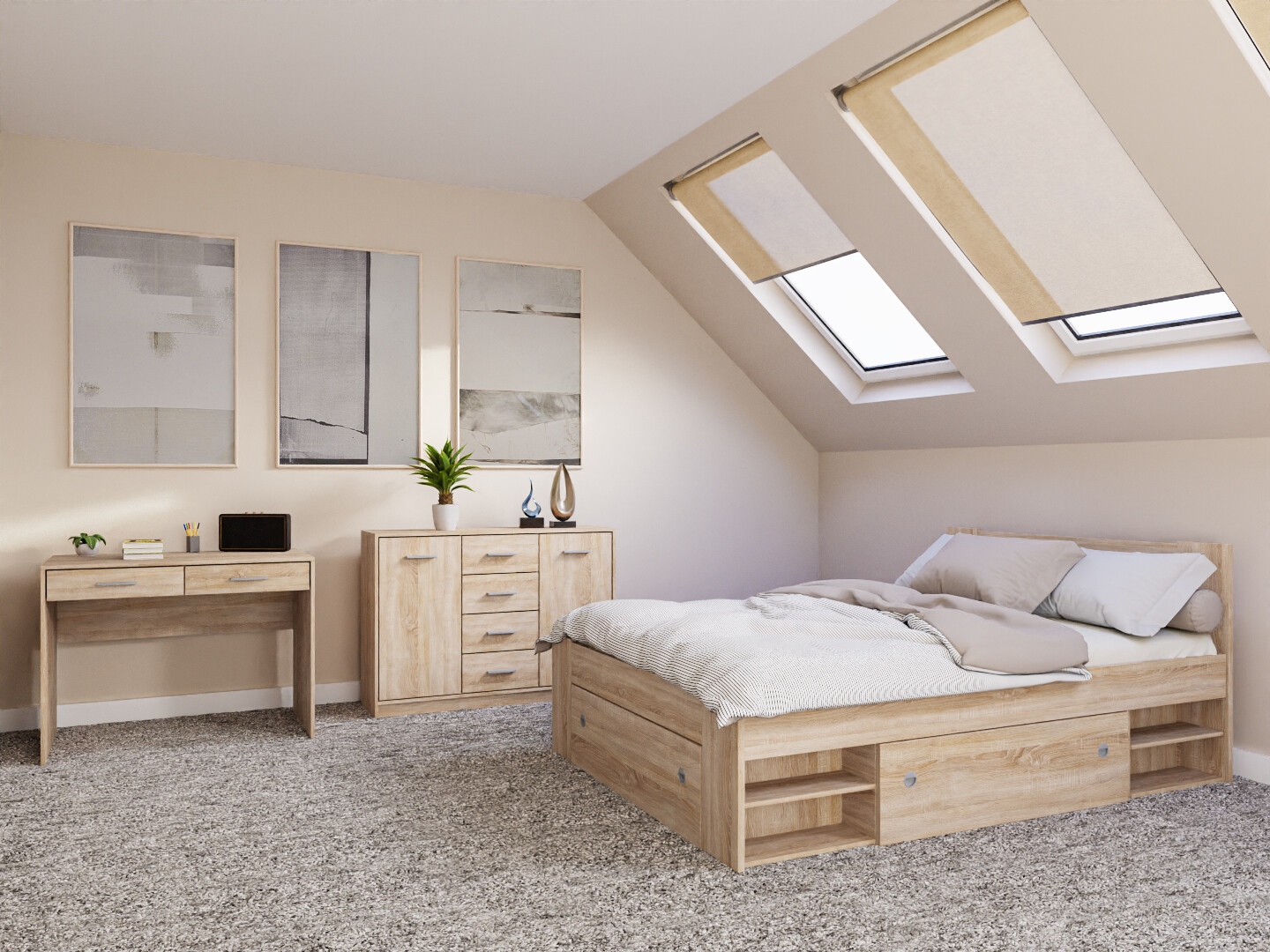 Magamistoakomplekt Novsore 156 (Sonoma tamm)