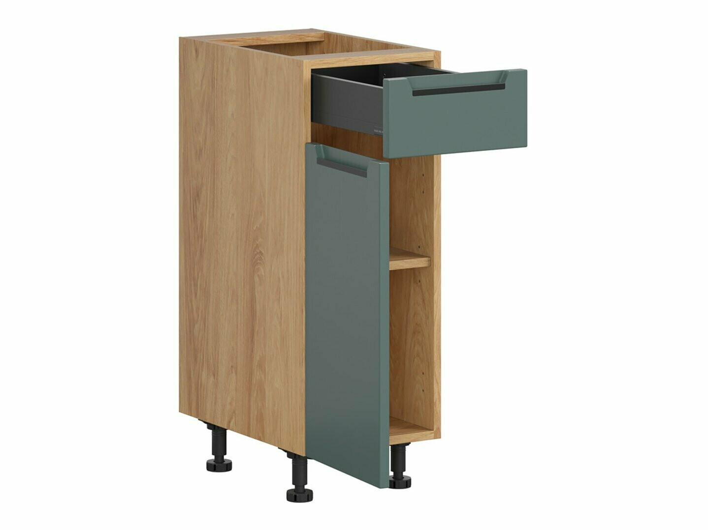 Sahtli ja ustega moodulkapp Riso Green 102