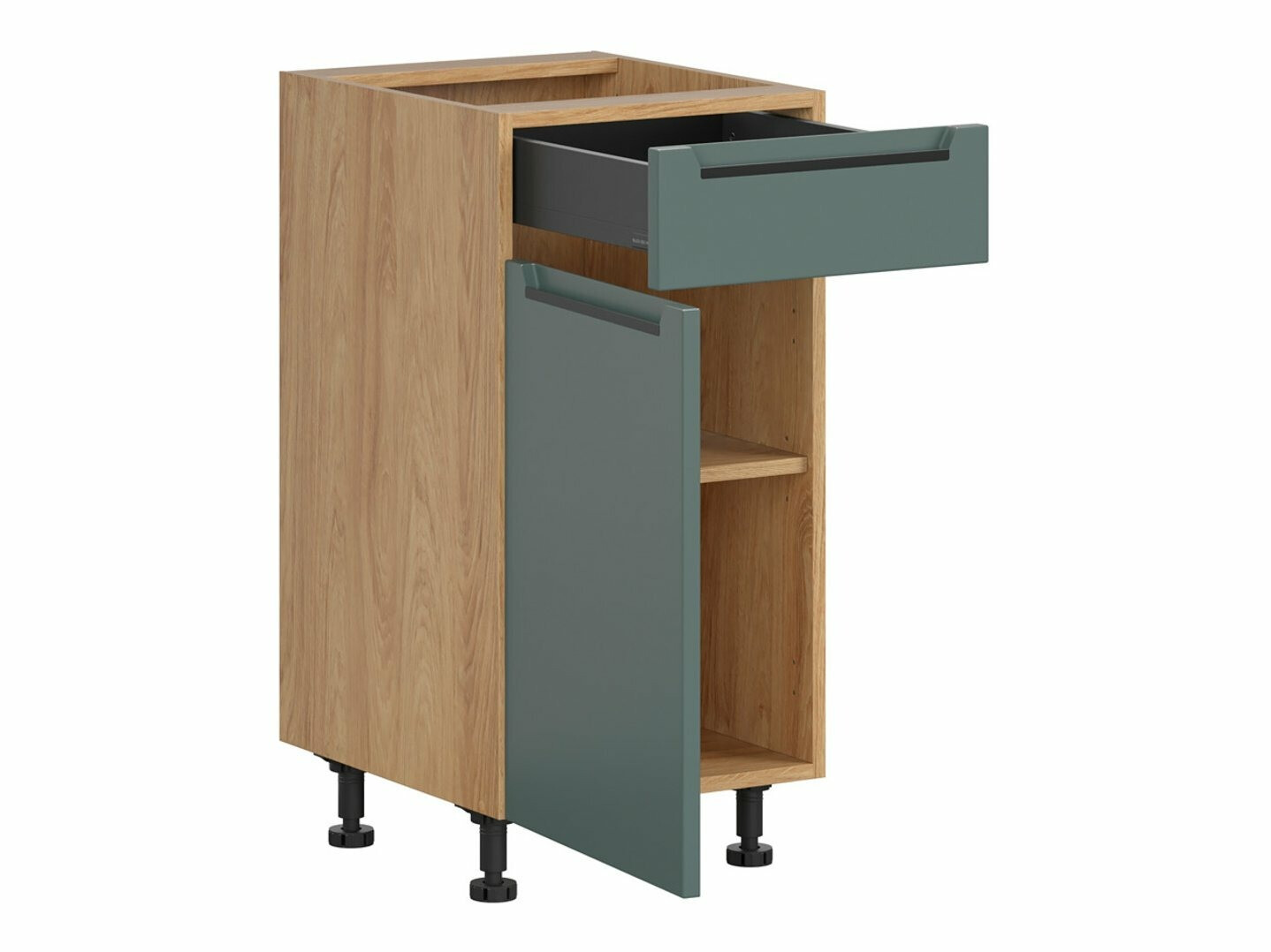 Sahtli ja ustega moodulkapp Riso Green 103