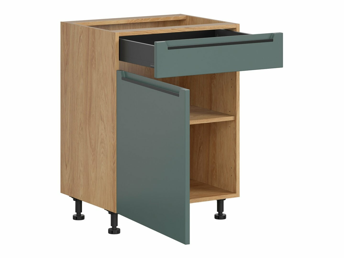 Sahtli ja ustega moodulkapp Riso Green 105