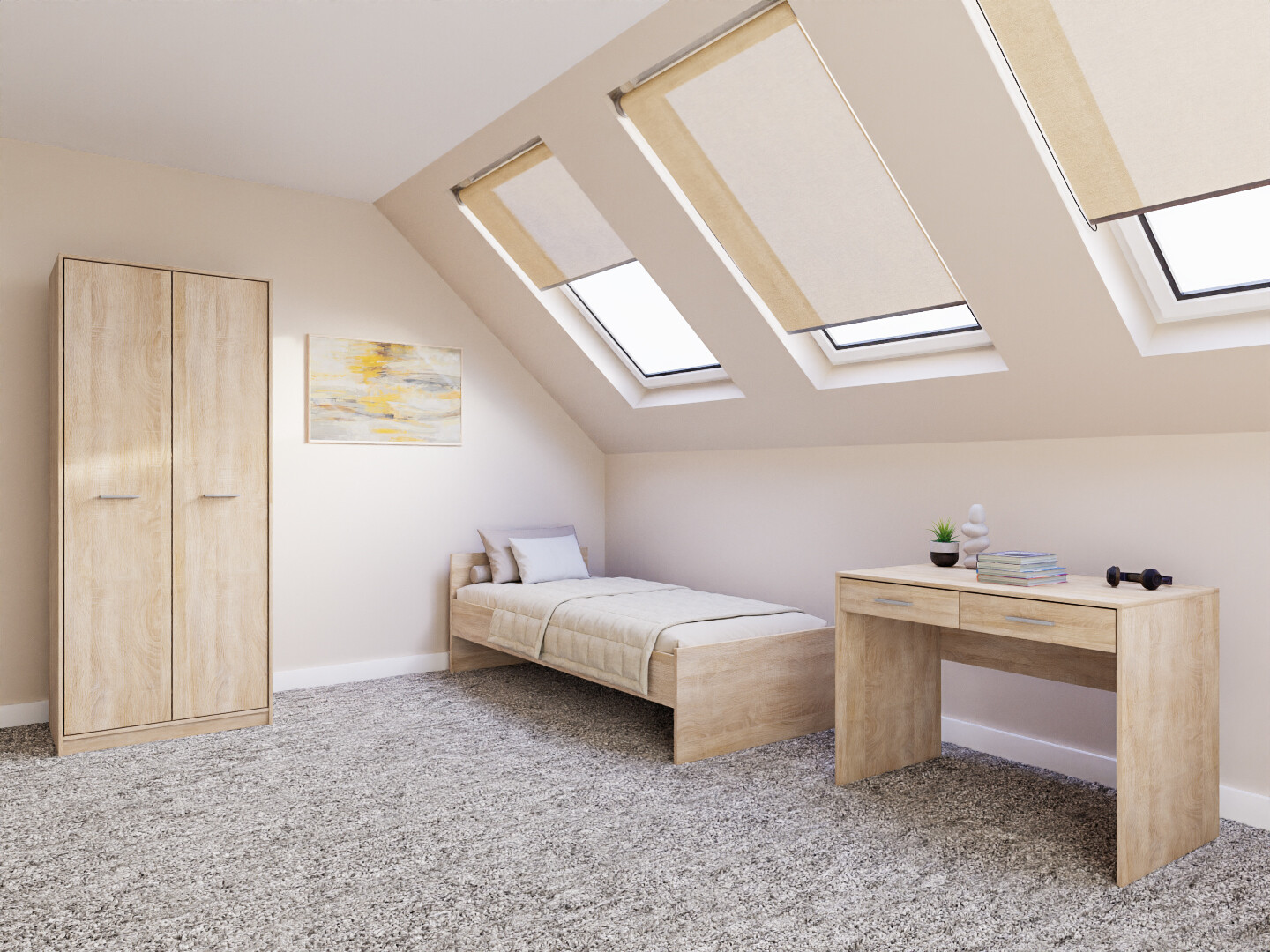 Magamistoakomplekt Novsore 157 (Sonoma tamm)