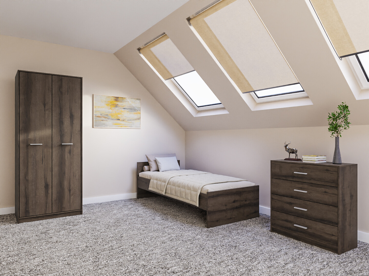 Magamistoakomplekt Novsore 151 (Tume tamm)