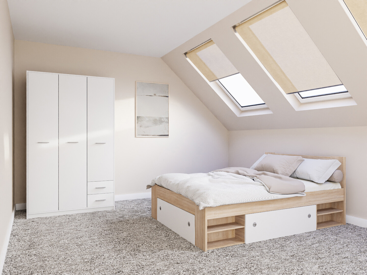 Magamistoakomplekt Novsore 158 (Sonoma tamm)