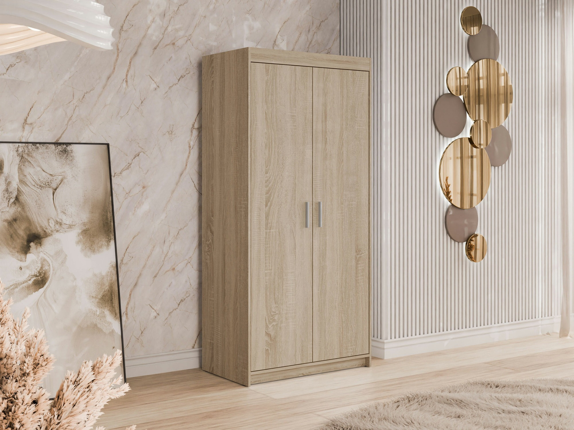 Riidekapp Novduni 100 (Sonoma tamm)