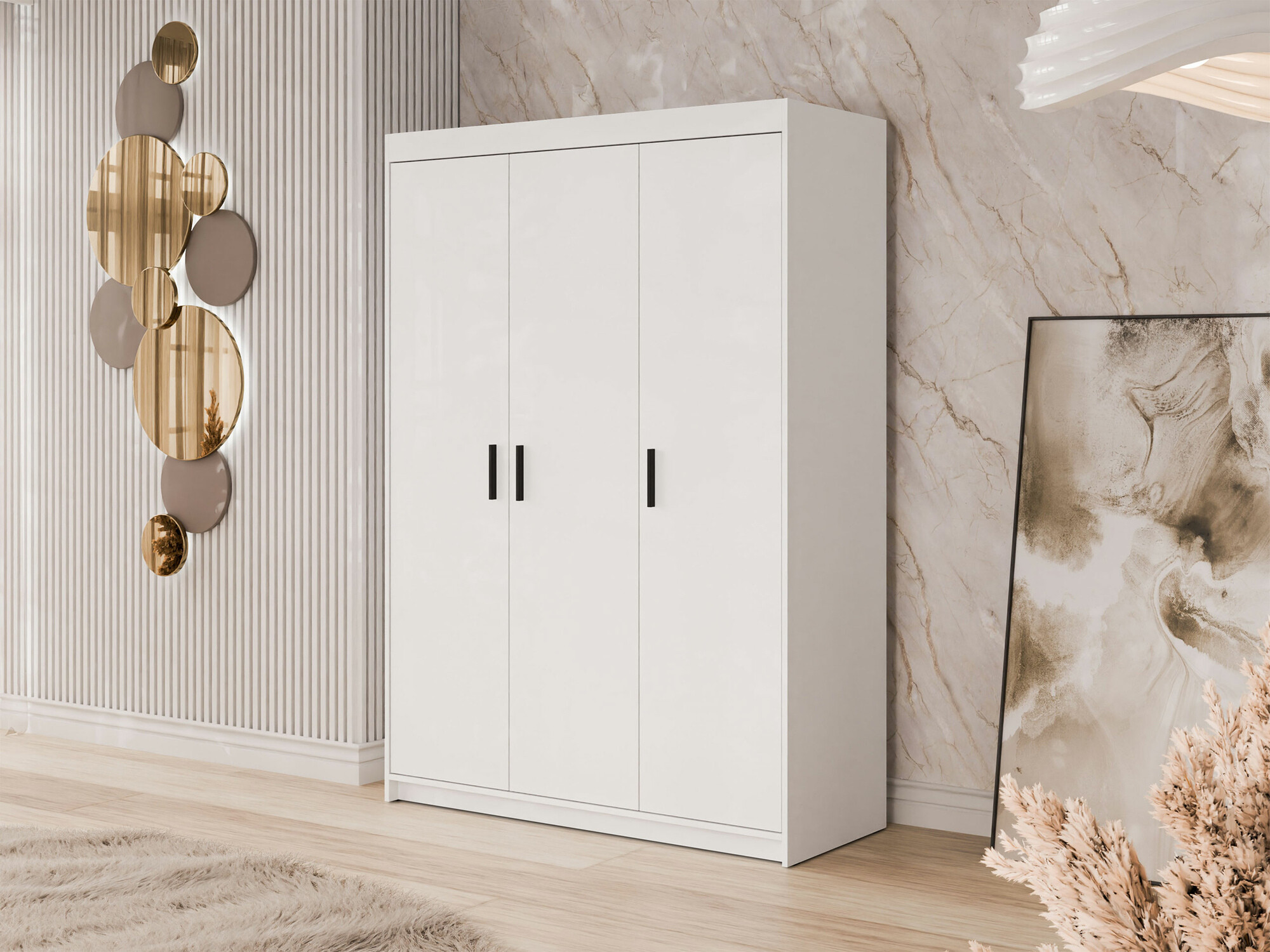 Riidekapp Novduni 101 (Valge)