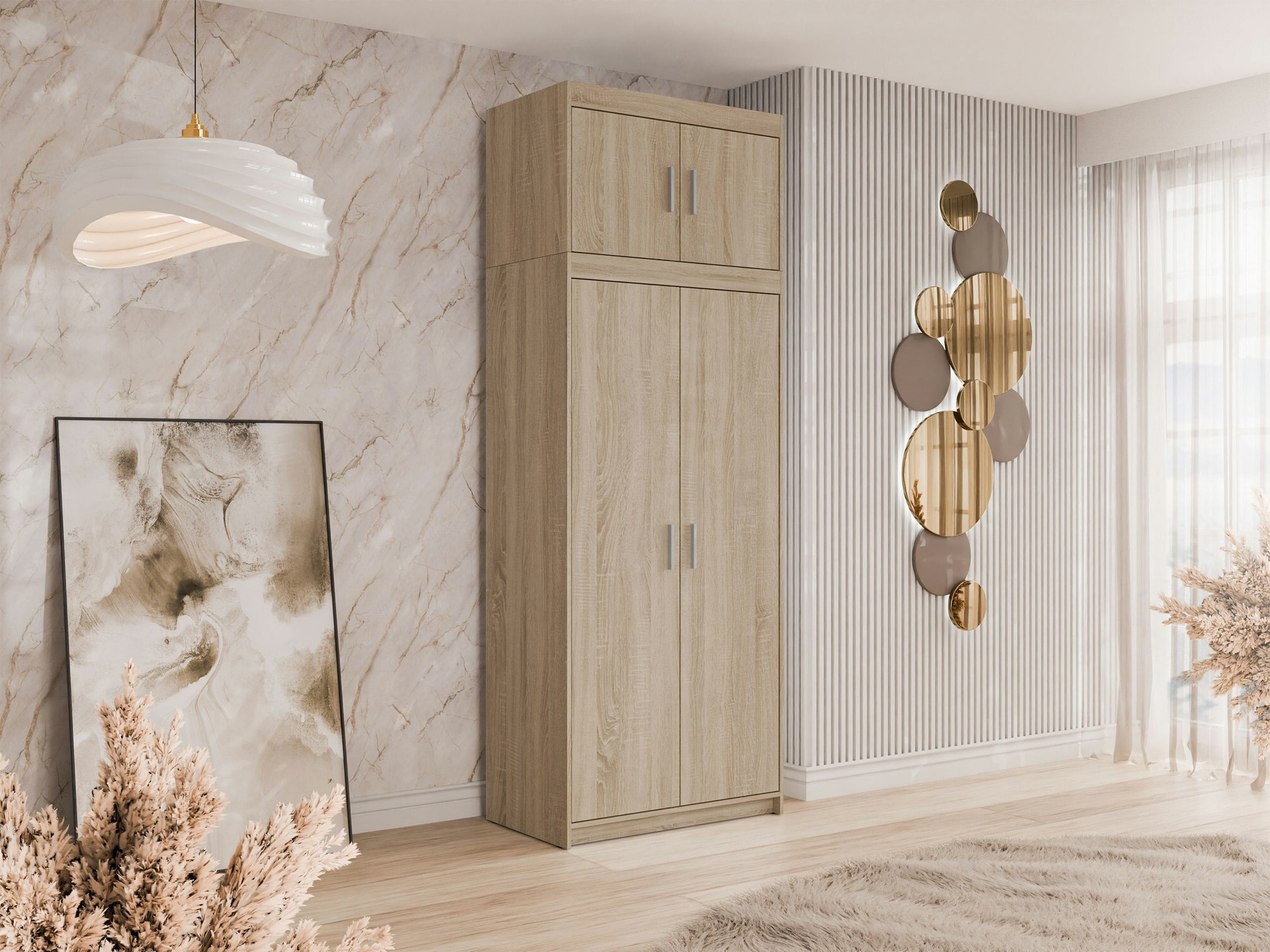 Riidekapp Novduni 103 (Sonoma tamm)