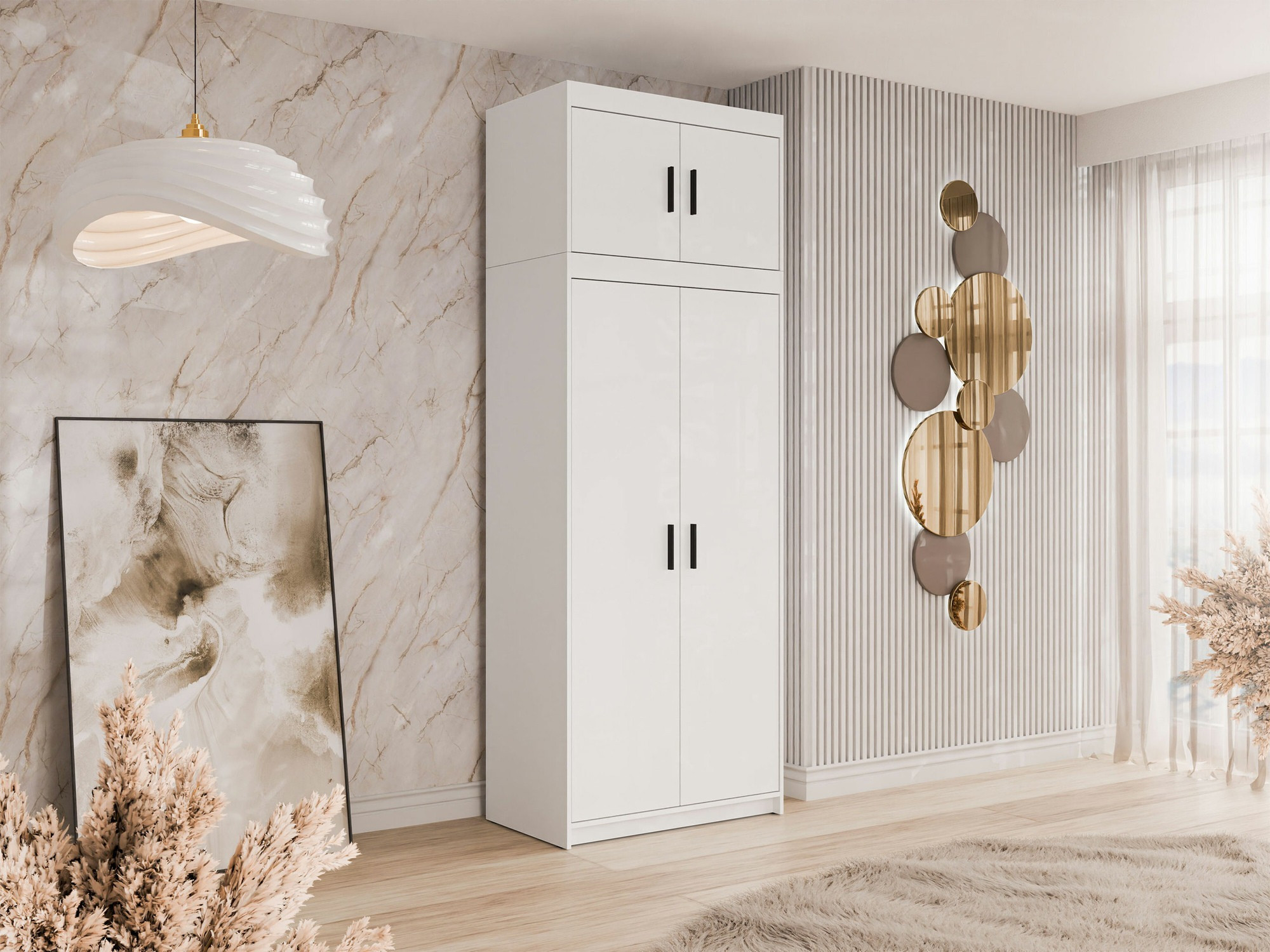 Riidekapp Novduni 103 (Valge)