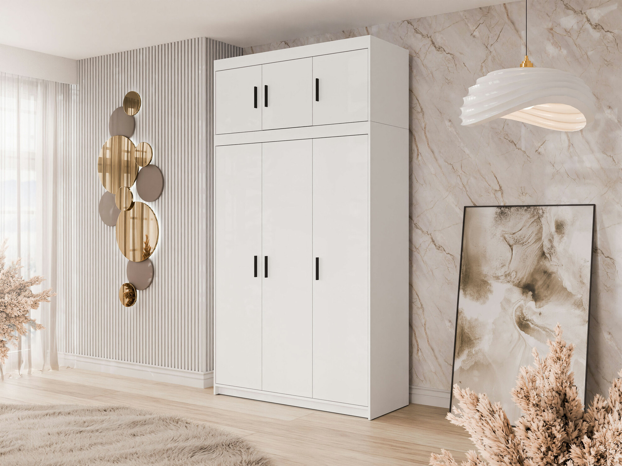 Riidekapp Novduni 104 (Valge)