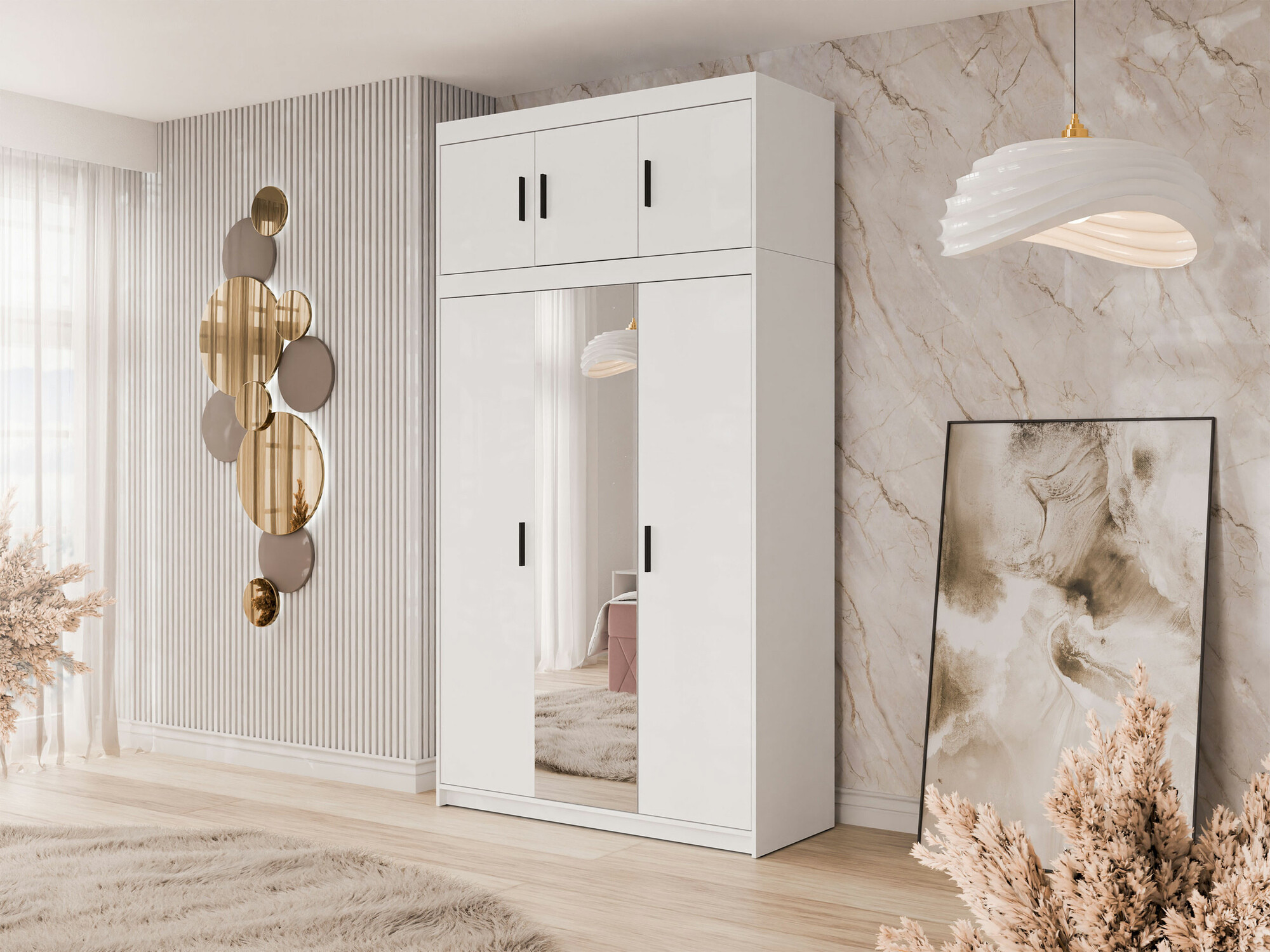 Riidekapp Novduni 105 (Valge)