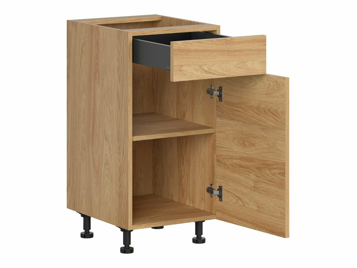 Sahtli ja ustega moodulkapp Amper Oak 103