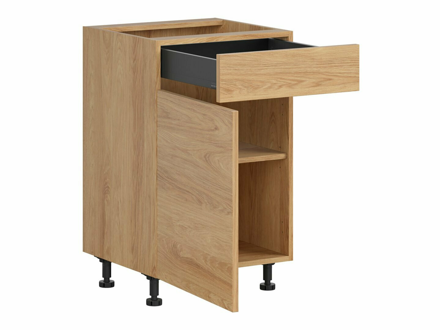 Sahtli ja ustega moodulkapp Amper Oak 104