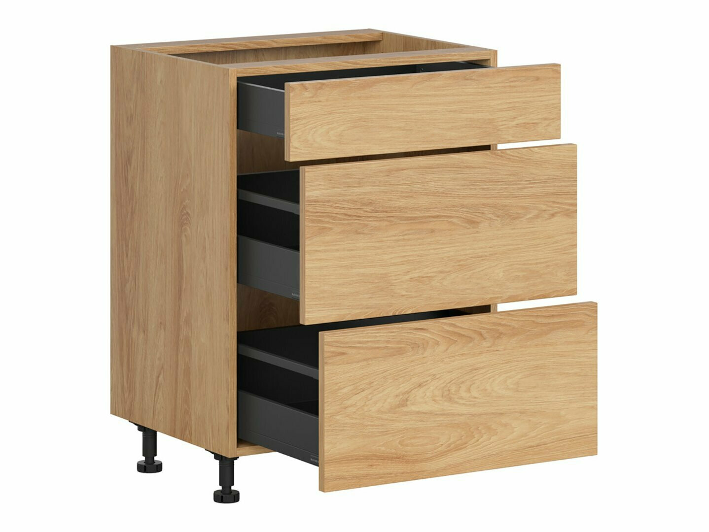 Sahtlitega moodulkapp Amper Oak 110