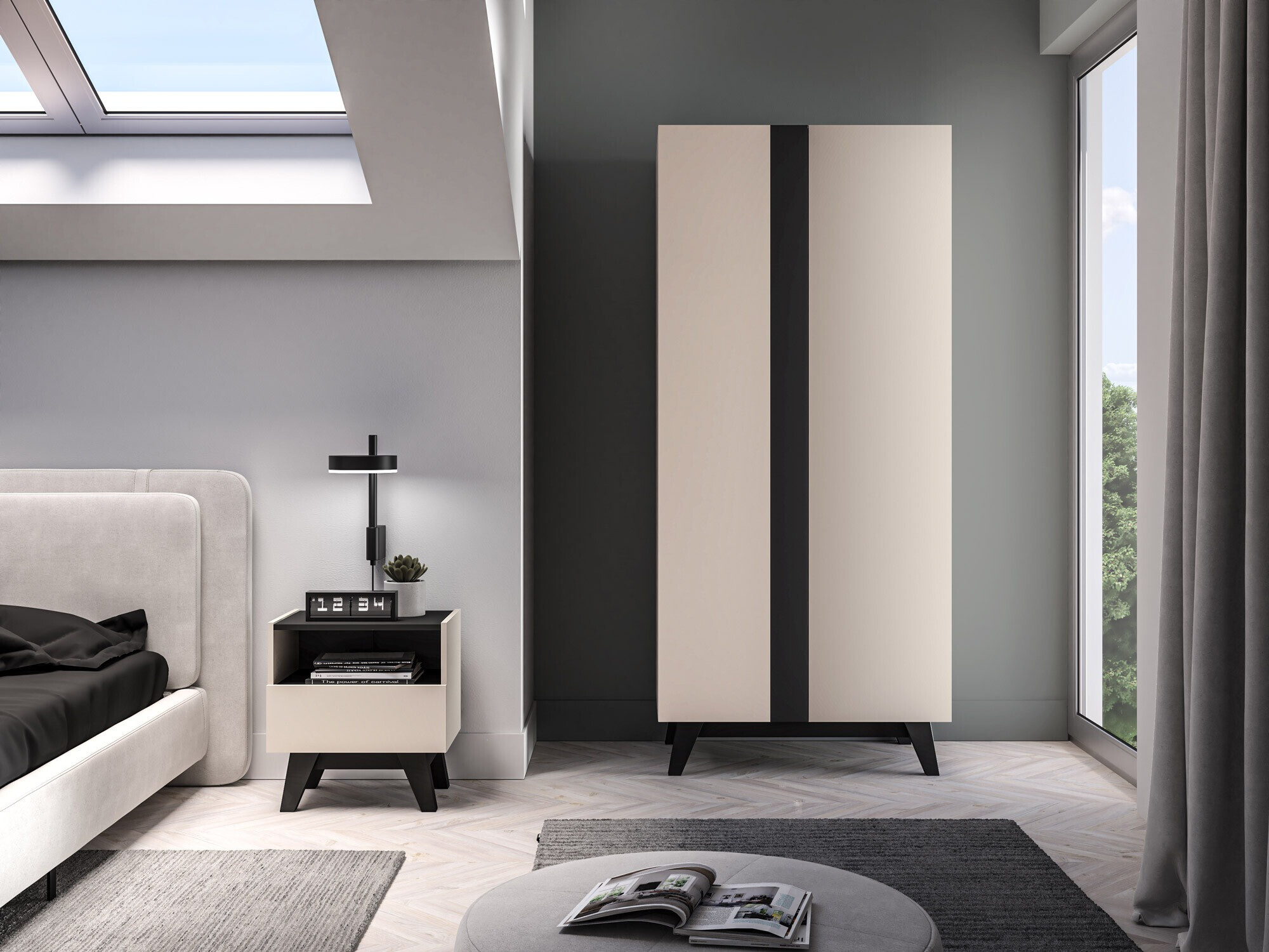 Riidekapp Evateno 100