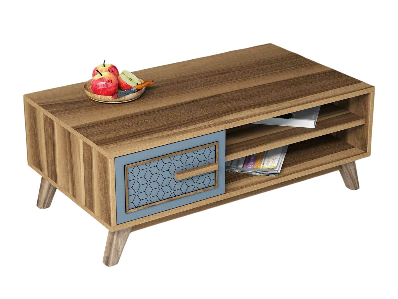 Diivanilaud Kailua 1274 (Sinine + Pähkel)