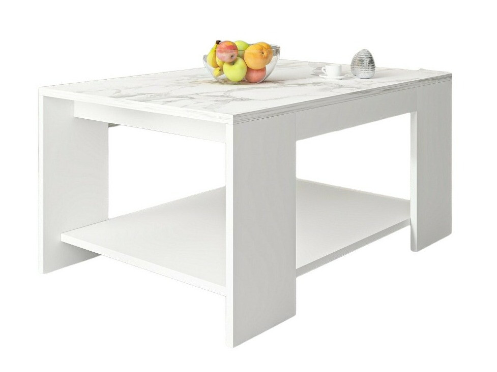 Diivanilaud Kailua 1815 (Valge + Valge marmor)