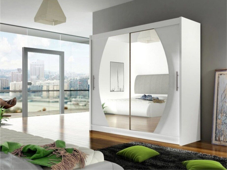 Riidekapp Closico 102 (Valge)